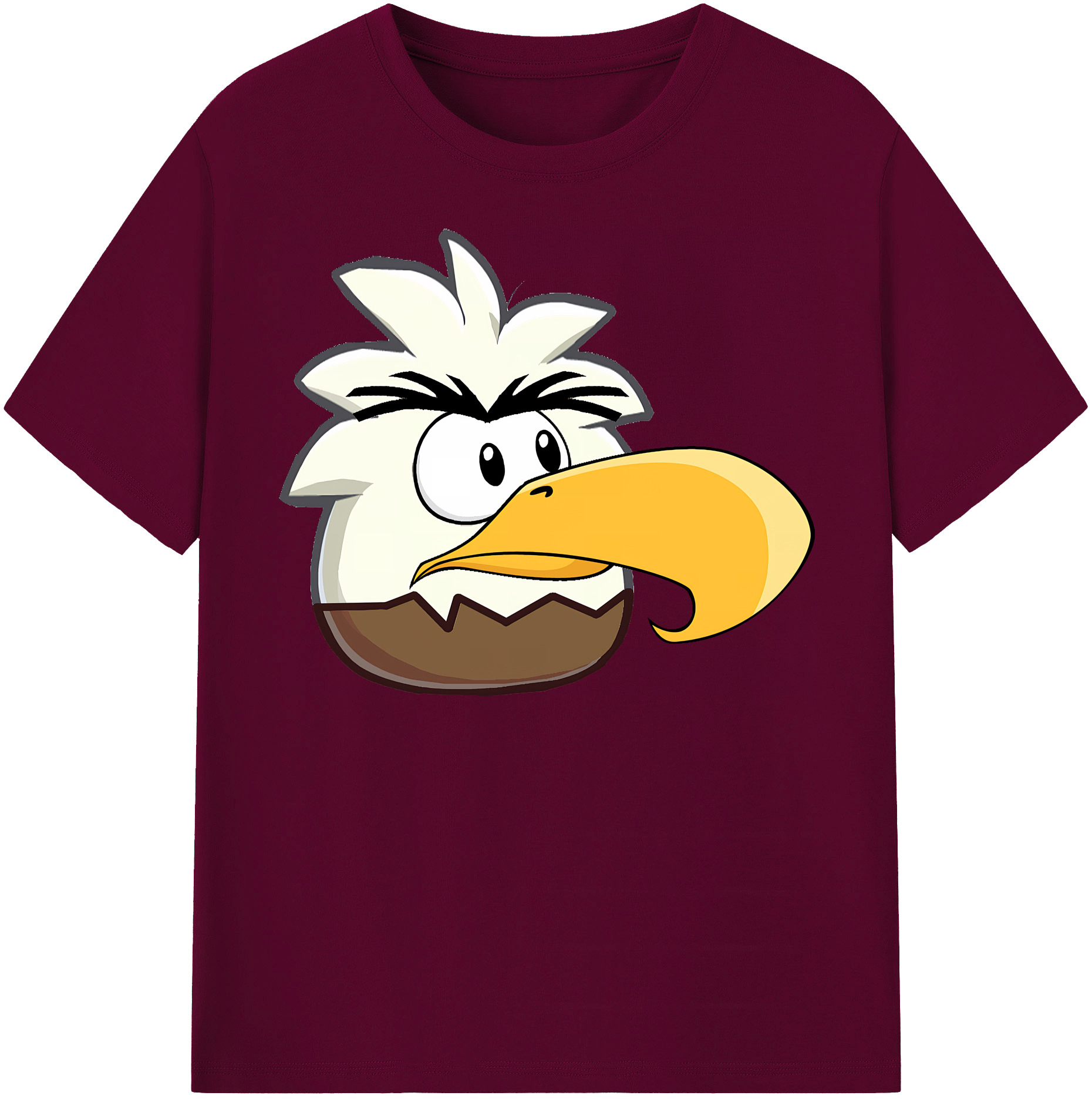 （画像用） Angry Birds アングリーバード レディースカジュアルプリントTシャツ（綿100％）